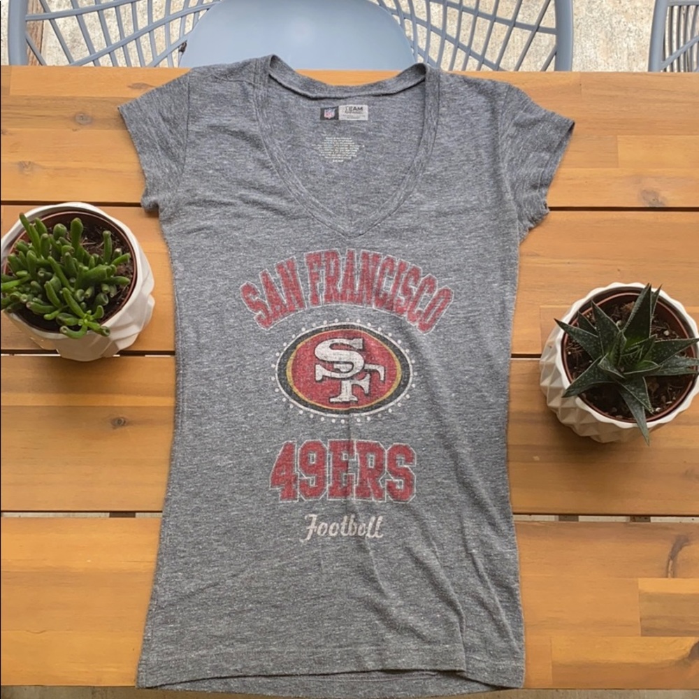 Cute Vintage 49ers V-Neck